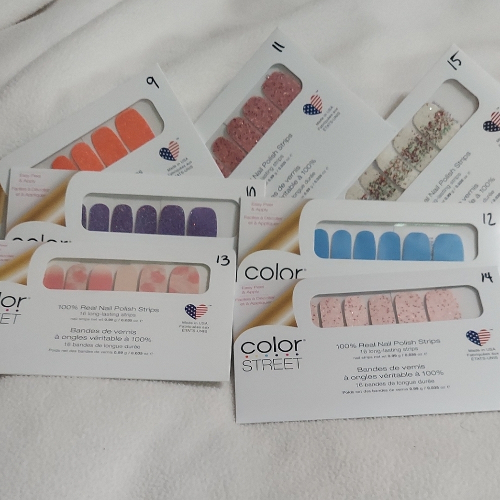 Color Street Nail Polish Strips Set